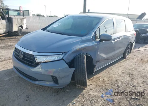2023 Honda Odyssey Touring из США, поврежденный, VIN 5FNRL6H85PB073632